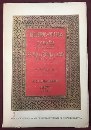 Imagen del vendedor de RECUERDOS Y BELLEZAS DE ESPAA bajo la Real proteccin de SS.MM la Reyna y el Rey (.). Segovia a la venta por Libreria Anticuaria Camino de Santiago