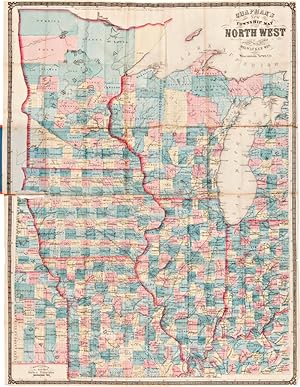 CHAPMAN'S NEW TOWNSHIP MAP OF THE NORTH WEST