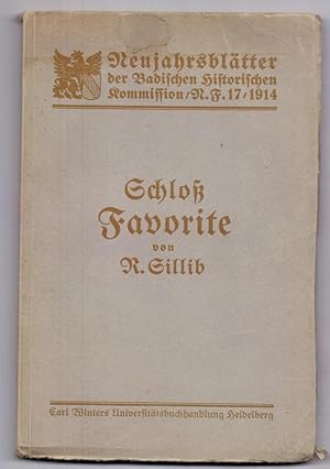 Bild des Verkufers fr Schlo Favorite und die Eremitagen der Markgrfin Franziska Sybilla Augusta von Baden-Baden (Neujahrsbltter der Badischen Historischen Kommission / N. F. 17/1914) zum Verkauf von Die Wortfreunde - Antiquariat Wirthwein Matthias Wirthwein