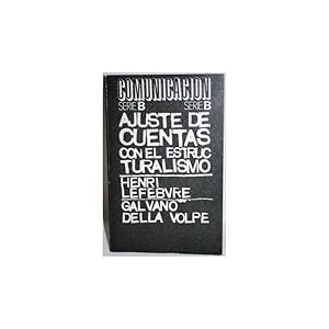 Seller image for AJUSTE DE CUENTAS CON EL ESTRUCTURALISMO for sale by Librera Salamb
