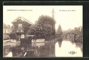 Bild des Verkufers fr Carte postale Mirebeau-sur-Beze, Le Chalet et la Beze zum Verkauf von Bartko-Reher