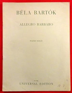 Allegro Barbaro. Piano Solo