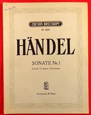 Drei Sonaten nach Instrumental-Konzerten Nr. 1 G moll / G minor / Sol mineur (Für Violoncell und ...
