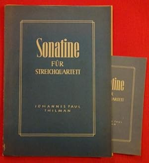 Image du vendeur pour Sonatine fr Streichquartett Op. 49 (Partitur und 4 Stimmen) mis en vente par ANTIQUARIAT H. EPPLER