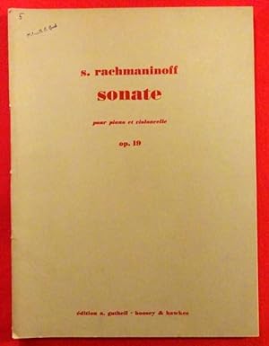 Sonate pour Piano et Violoncelle Op. 19