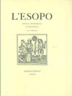 l'Esopo. Rivista trimestrale. Annata completa 1985