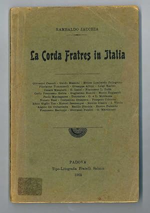 La Corda Fratres in Italia [«Inno della Federazione Internazionale degli studenti Corda Fratres»]