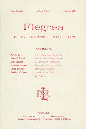 Flegrea. Rivista di lettere, scienze ed arti (anno II, fascicolo I, numero 3) [«Intorno alla Mine...