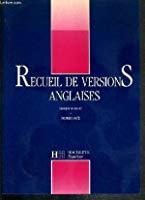 Immagine del venditore per Recueil De Versions Anglaises venduto da RECYCLIVRE