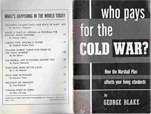 Who Pays for the Cold War? How the Marshall Plan Affects Your Living Standards