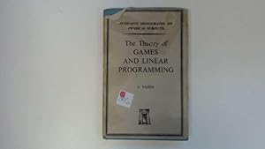 Image du vendeur pour The theory of games and linear programming (Monographs on physical subjects series) mis en vente par Goldstone Rare Books