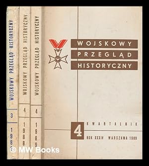 Imagen del vendedor de Wojskowy przegla d historyczny - 3 vols a la venta por MW Books