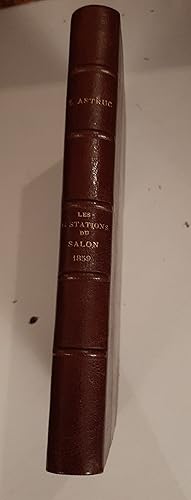 Bild des Verkufers fr Les 14 stations du salon (1859) zum Verkauf von Jean-Yves Bochet Aprs l'Iris Noir