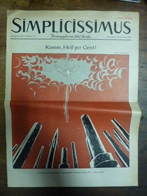 Bild des Verkufers fr Simplicissimus Jahrgang 1957 - Nummer 23 - Mnchen, den 8. Juni 1957: Komm, Heil'ger Geist!, zum Verkauf von Antiquariat Orban & Streu GbR