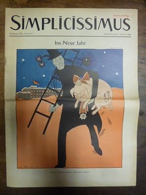 Simplicissimus, Jahrgang 1955 - Nummer 1 - München, den 1. Januar 1955: Ins Neue Jahr,