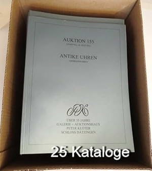 25 Auktonskataloge: Antike Uhren Auktion 155, 156, 157, 158, 159, 160, 161, 162.163, 164, 165, 16...