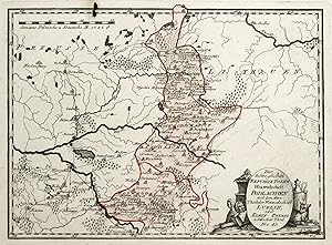 Kupferstich- Karte, b. Reilly, "Der Königlichen Republik Polen Woiwodschaften Podlachien mit dem ...