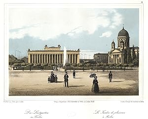 Bild des Verkufers fr Der Lustgarten in Berlin. - Le Jardin de plaisance  Berlin. zum Verkauf von Antiquariat Clemens Paulusch GmbH