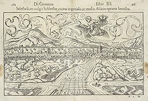 Bild des Verkufers fr Gesamtansicht, "Selestadium vulgo Schletstat.". zum Verkauf von Antiquariat Clemens Paulusch GmbH