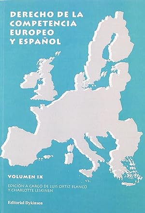 Image du vendeur pour Derecho de la Competencia Europeo y Espaol. Volumen IX mis en vente par Imosver