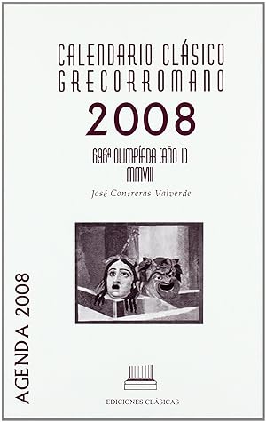 Bild des Verkufers fr Calendario clasico grecoromano.agenda zum Verkauf von Imosver