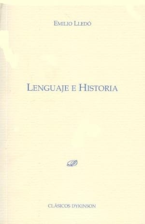 Seller image for Lenguaje e historia for sale by Imosver