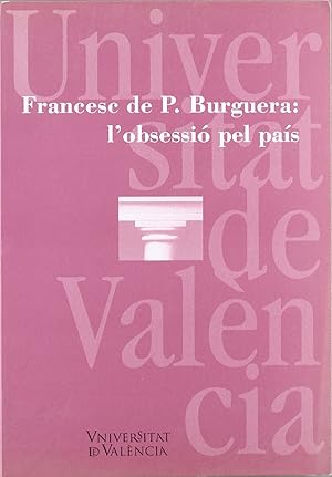 Imagen del vendedor de Francesc de P. Burguera: l'obsessi pel pas a la venta por Imosver