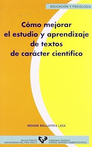 Imagen del vendedor de Cmo mejorar el estudio y aprendizaje de textos de carcter a la venta por Imosver