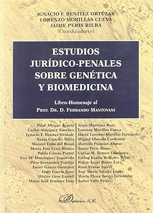 Image du vendeur pour Estudios jurdico-penales sobre gentica y biomedicina mis en vente par Imosver