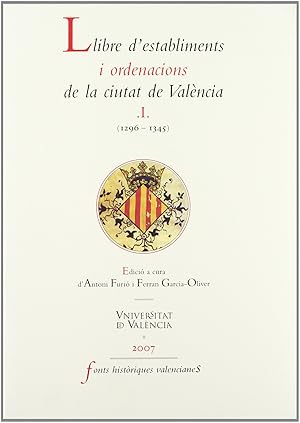 Seller image for Llibre d'establiments i ordenacions de la ciutat de Valncia for sale by Imosver