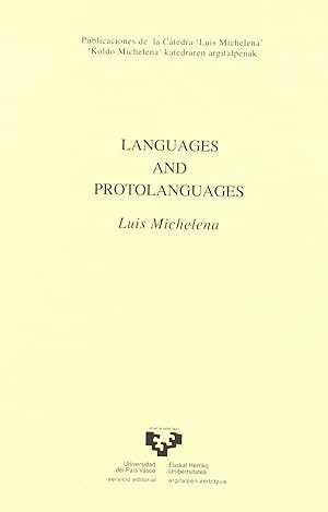 Languages and protolanguages