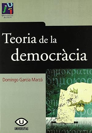 Seller image for Teoria de la democrcia for sale by Imosver