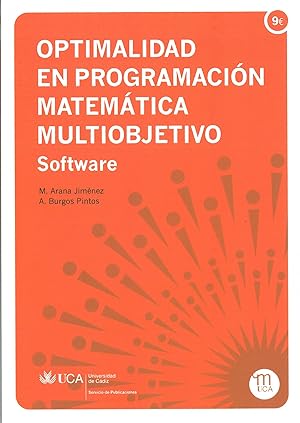 Imagen del vendedor de Optimalidad en programacin matemtica multiobjetivo a la venta por Imosver