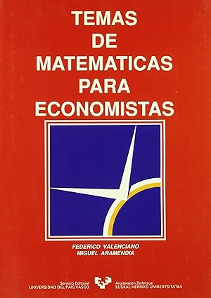 Imagen del vendedor de Temas de matemticas para economistas a la venta por Imosver