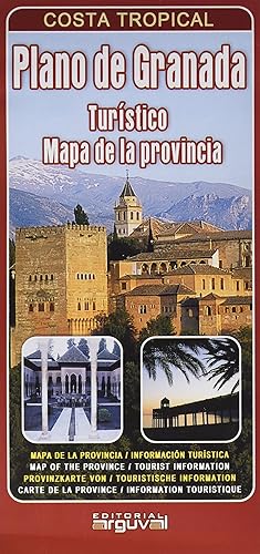 Seller image for Plano de Granada. Turstico mapa de la provincia for sale by Imosver