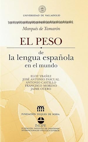 Image du vendeur pour Peso De La Lengua Espaola En El Mundo, El mis en vente par Imosver