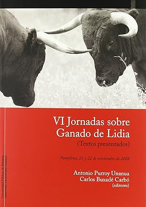 Seller image for Vi jornadas sobre ganado de lidia (textos presentados) for sale by Imosver