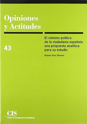 Imagen del vendedor de Opiniones y actitudes 43/cinismo politico de la ciudadania a la venta por Imosver