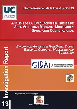 Image du vendeur pour Anlisis de la evacuacin en trenes de Alta Velocidad median mis en vente par Imosver