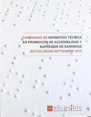 Imagen del vendedor de Compendio de norm. tecn. prom. accesib. y supr, barreras actualizado septiembre 2010 a la venta por Imosver