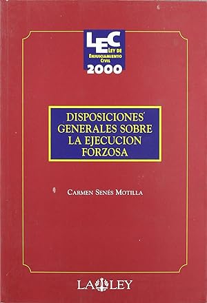 Seller image for Disposiciones generales sobre la ejecucion forz for sale by Imosver