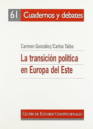 Imagen del vendedor de Transicion politica en europa del este a la venta por Imosver