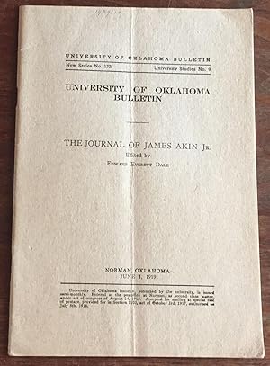 THE JOURNAL OF JAMES AKIN, JR.