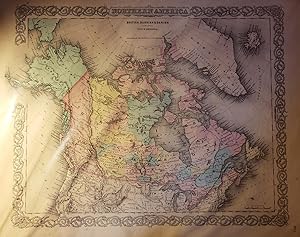 Original Map - "Northern America: British, Russian and Danish Possessions in North America" and O...