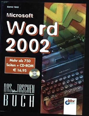 Bild des Verkufers fr Microsoft Word 2002. Das Bhv-Taschenbuch zum Verkauf von books4less (Versandantiquariat Petra Gros GmbH & Co. KG)