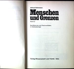 Image du vendeur pour Menschen und Grenzen, Band 2: Bevlkerung und Natinoalitten in Sdosteuropa mis en vente par books4less (Versandantiquariat Petra Gros GmbH & Co. KG)