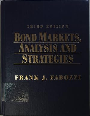 Seller image for Bond markets, analysis and strategies. for sale by books4less (Versandantiquariat Petra Gros GmbH & Co. KG)