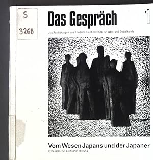 Bild des Verkufers fr Vom Wesen Japans und der Japaner; Das Gesprch, Heft 1; zum Verkauf von books4less (Versandantiquariat Petra Gros GmbH & Co. KG)