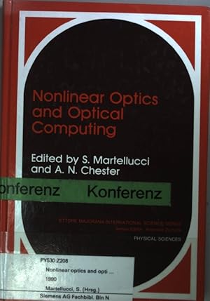 Seller image for Nonlinear Optics and Optical Computing. for sale by books4less (Versandantiquariat Petra Gros GmbH & Co. KG)