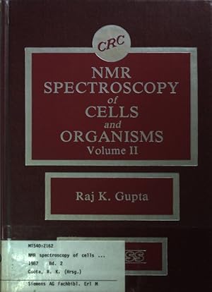 Bild des Verkufers fr NMR Spectroscopy Cells and Organs VOLUME II. zum Verkauf von books4less (Versandantiquariat Petra Gros GmbH & Co. KG)